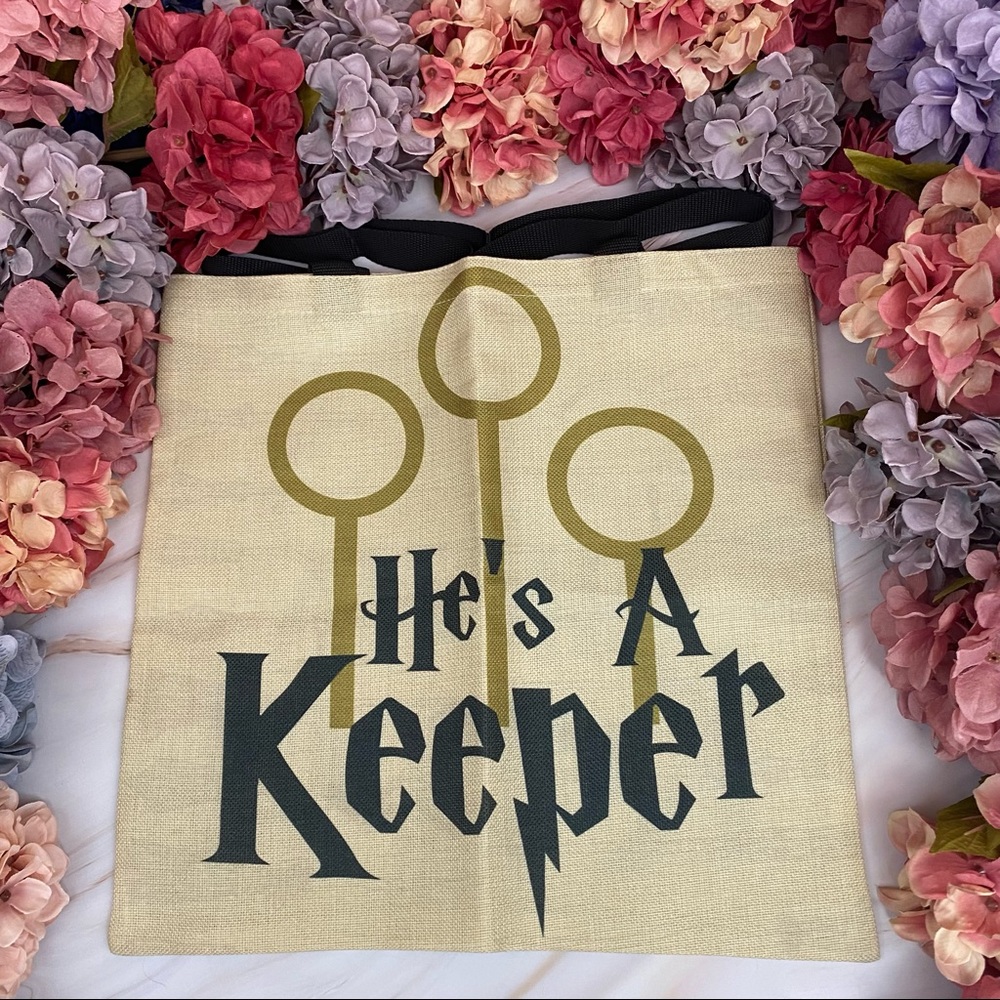 Eco-Friendly Harry Potter Keeper Folding Tote Bag - Picture 5 of 10
